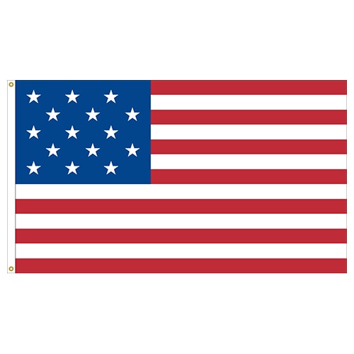 15-Star US Flag