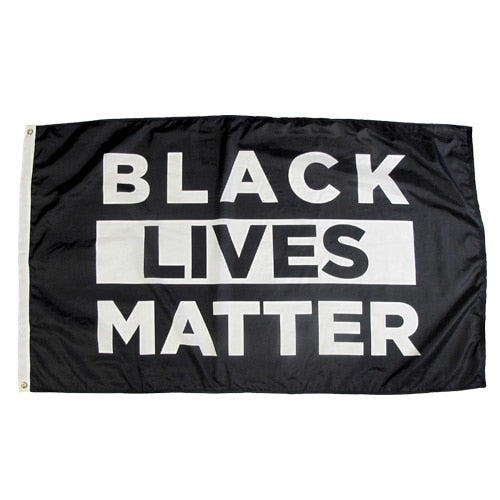 black lives matter flag