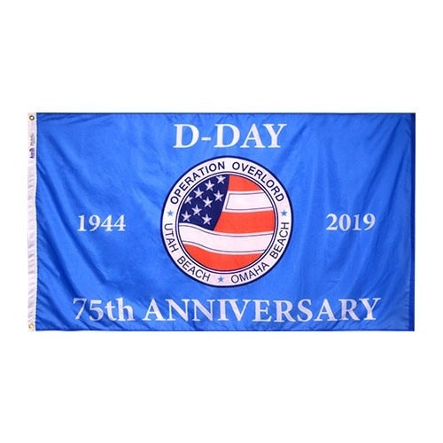 D DAY 75th ANNIVERSARY FLAG 2019