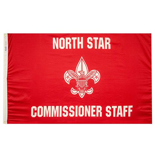 North Star Commissioner Staff Flag