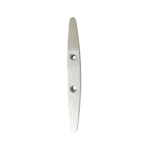 Silver aluminum flagpole cleat