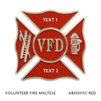 volunteer fire maltese Grave Marker