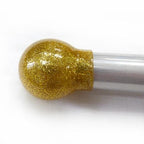 gold glittered craft stick top