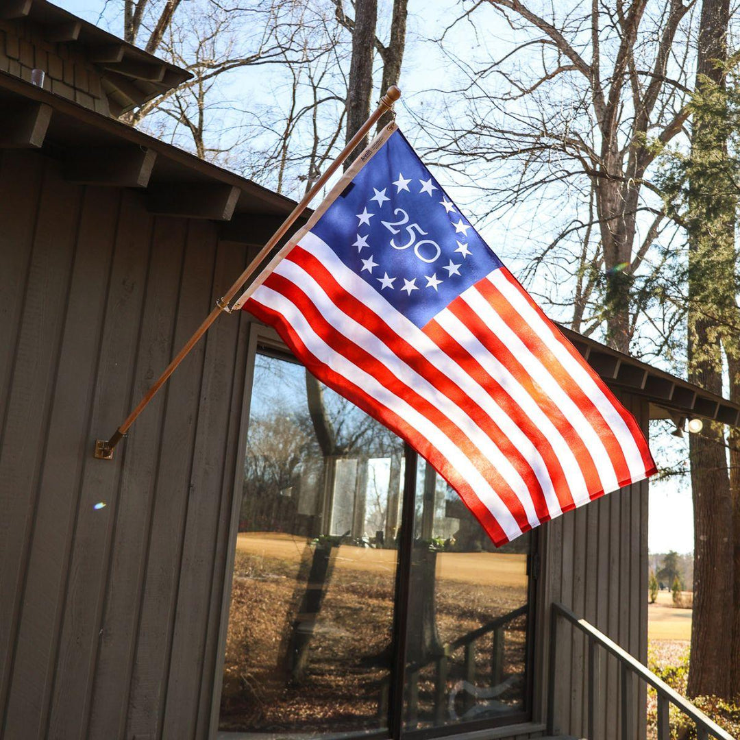 Betsy Ross Flag pole view