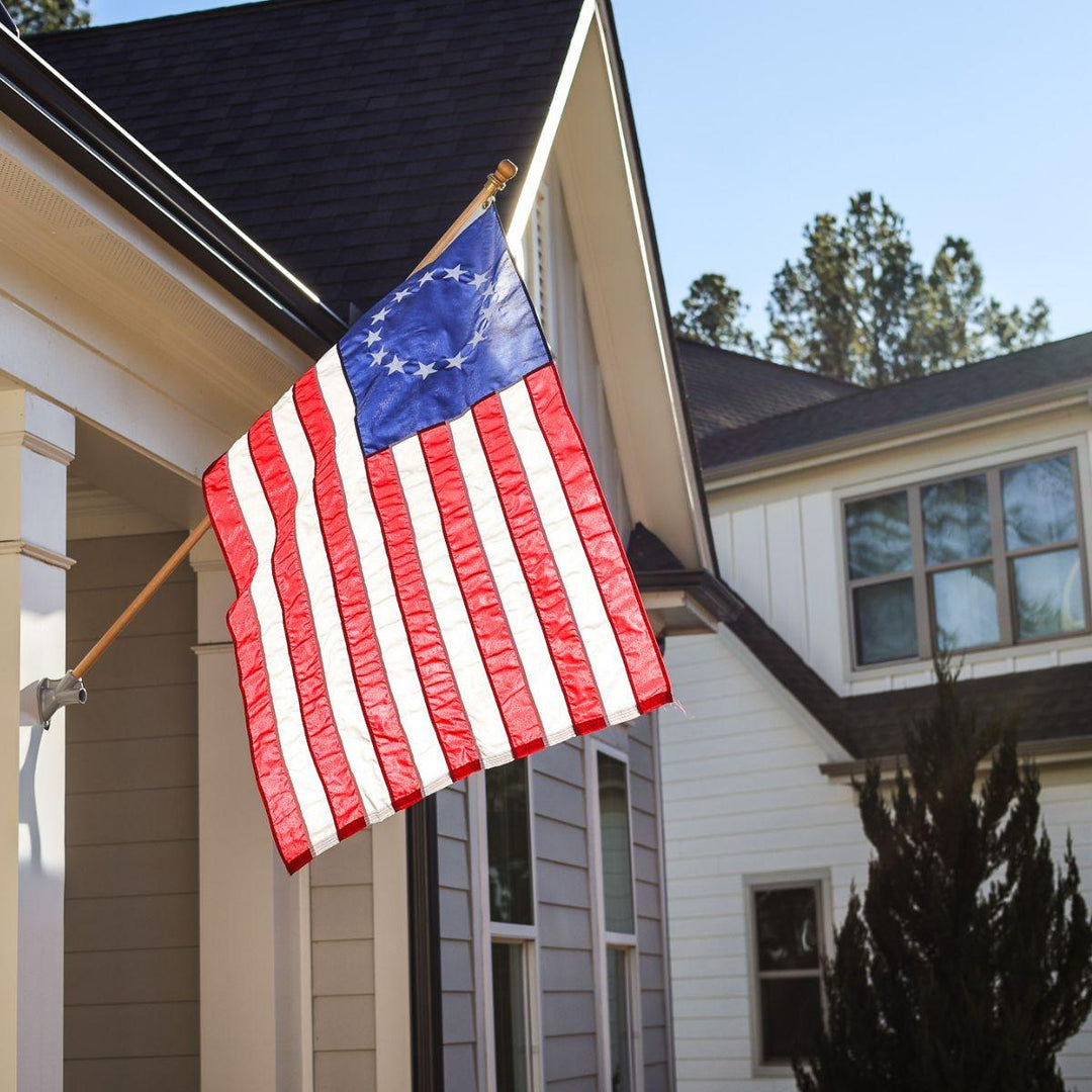 Betsy Ross Flag Close Up View
