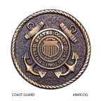 Coast Guard emblem with anchors hor