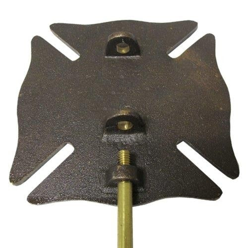 metal garden stake base attachment