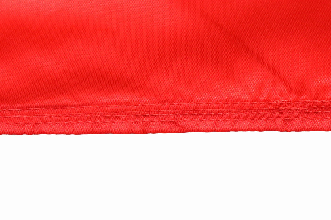 Canada Flag close-up stitches