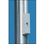 flagpole cleat lock box