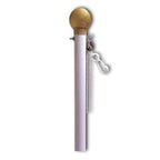 gold top pole with hook connector