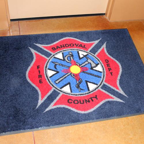 Color Star Impressions HD Floor Mat Fire Dept