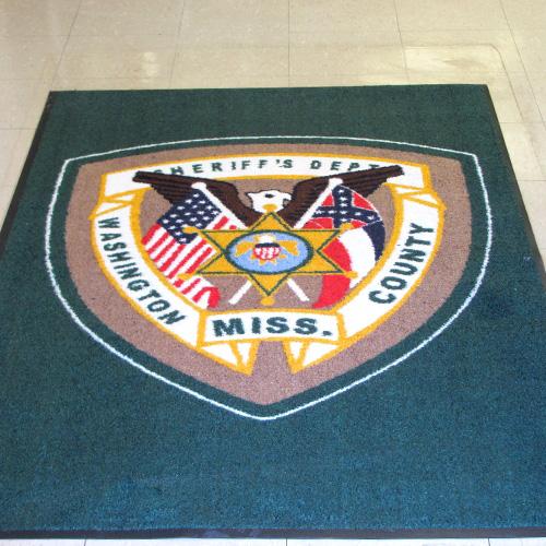 Color Star Impressions HD Floor Mat Sheriff