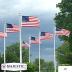 20 Ft Aluminum Flagpole