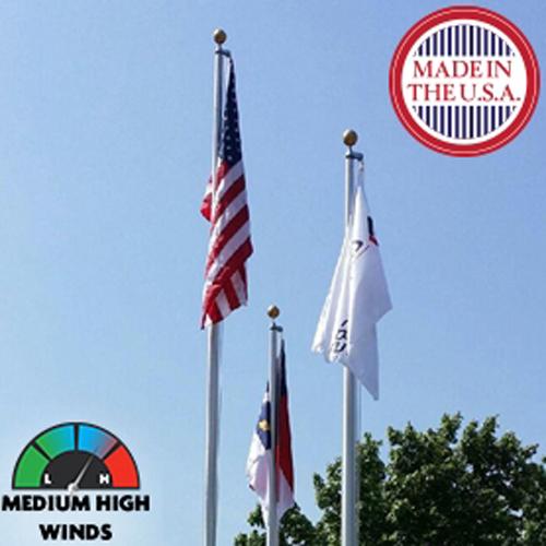 Made in U.S.A 40' Flagpoles