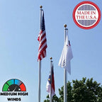Made in U.S.A 40' Flagpoles
