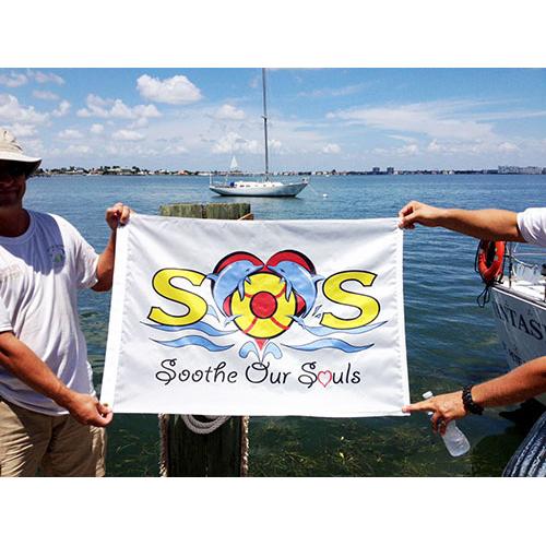 custom Nylon flags 5x8