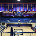 basketball court with championship