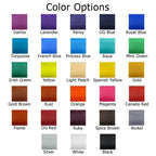 Complete List of Available Colors