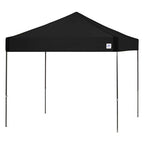 black pop up tent with legs