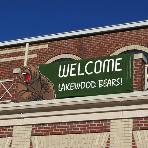 welcome lakewood bears banner