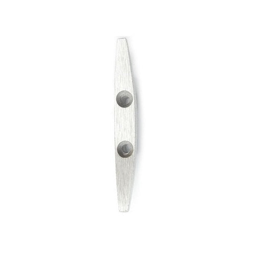 metal hardware with two holes