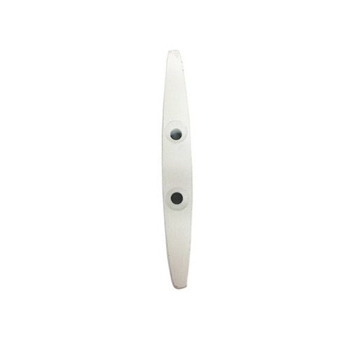 white plastic part with holes