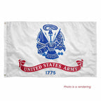 Embroidered Nylon Army DBL Flag
