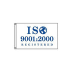 ISO 9001 2000 registered flag