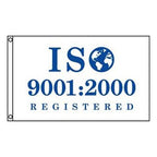ISO 9001 2000 Registered Flag