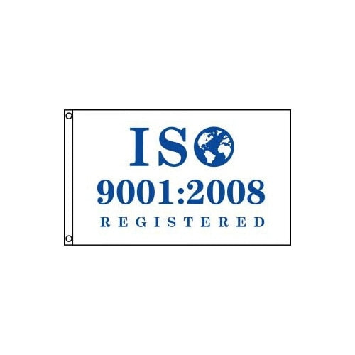 Iso 9001:2008 Corporate Flags - Blue