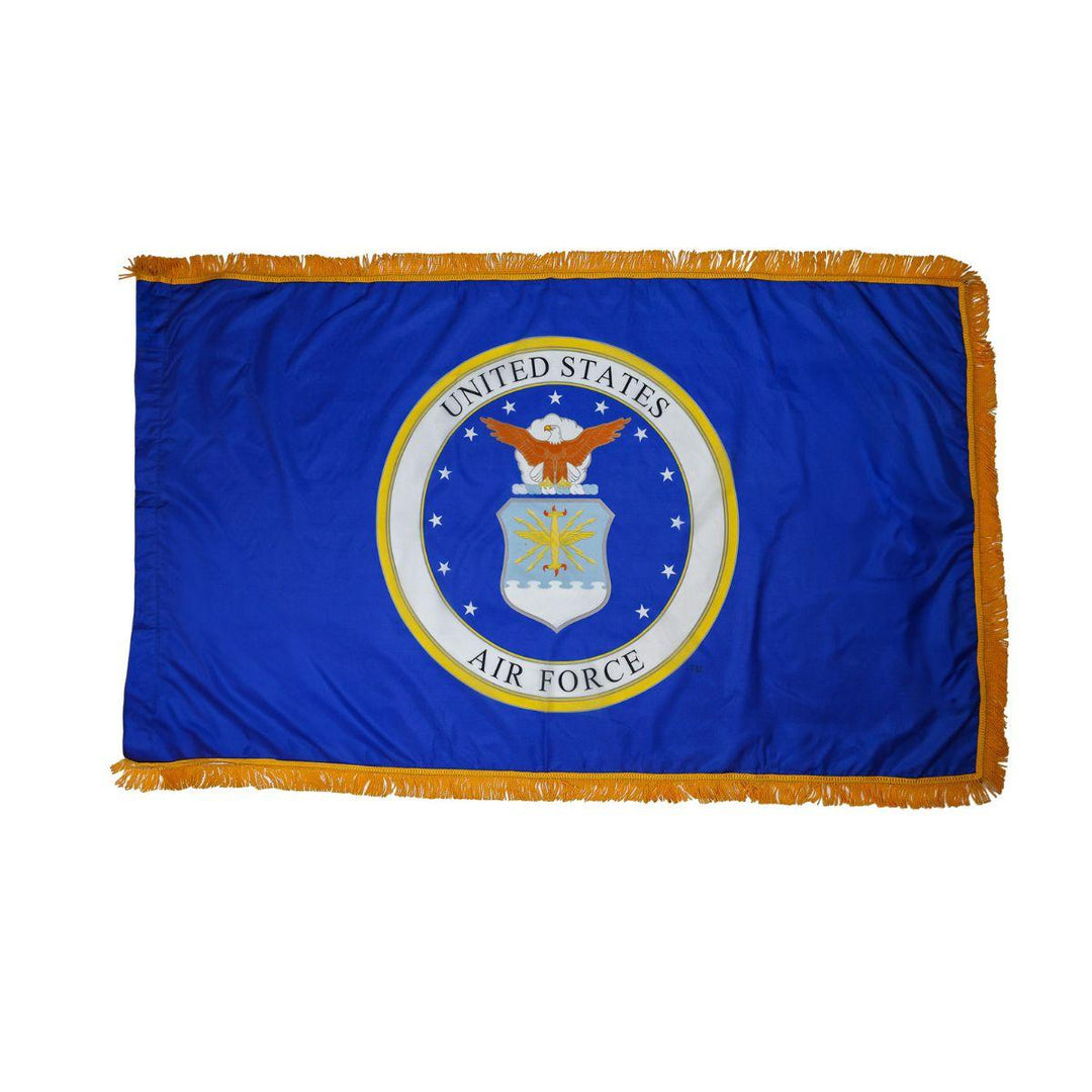 air force flag with gold fringe