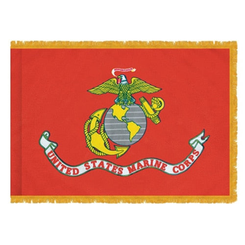 indoor Marine Corps Flag
