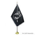 POW MIA flag on display stand