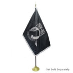POW MIA flag on display stand