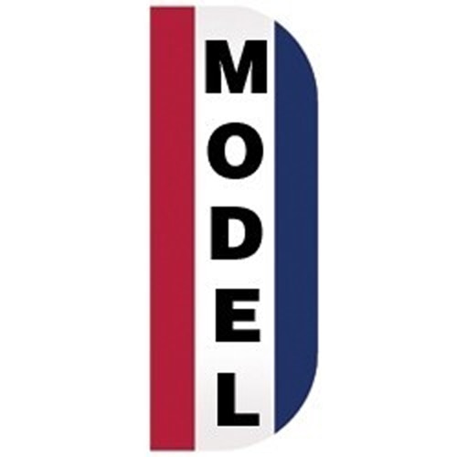 model logo red white blue