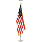 Chrome Finish Flagpole – American F