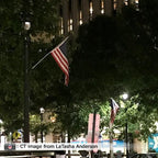 U.S. Flag Display on a Light pole