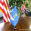 small air force flag on table
