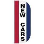new cars sign red white blue