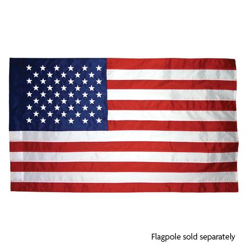 American flag with red stripes