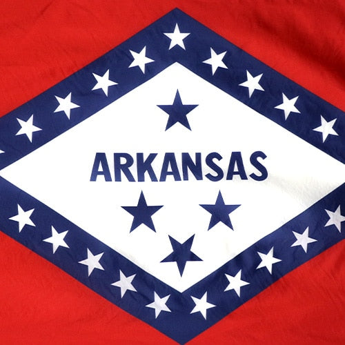 Polyester Arkansas Flag