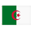 Algerian flag green white red star