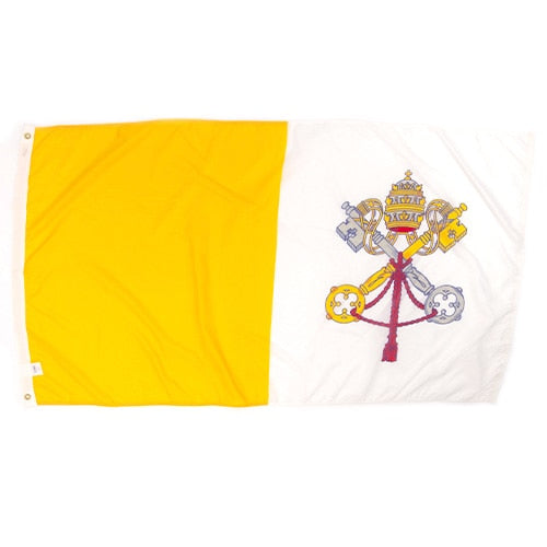Catholic Papal Flag Emblem