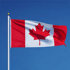Canada Flag in a Flagpole