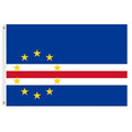 Cape Verde flag with stars and stri