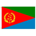 Eritrean flag with laurel branch