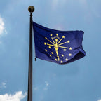 Indiana outdoor flag display