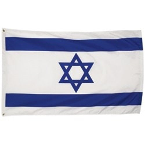 Israeli flag with star of David