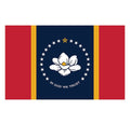 Outdoor Mississippi Flags
