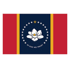 Outdoor Mississippi Flags